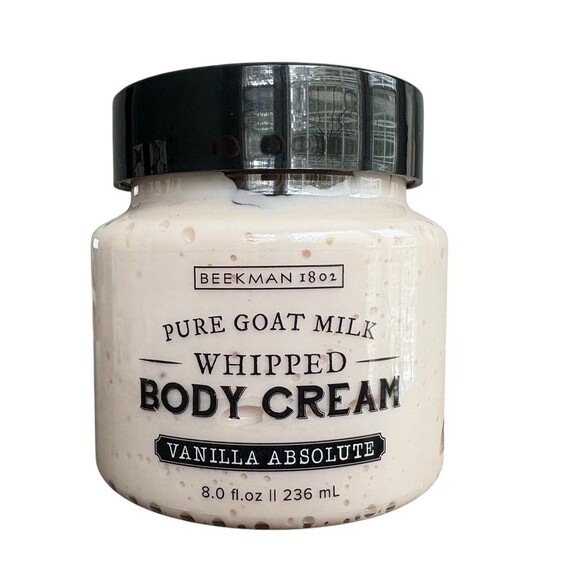 Beekman 1802 Pure Goat Milk Whipped Body Cream Vanilla Absolute 8oz New Sealed - Picture 4 of 6